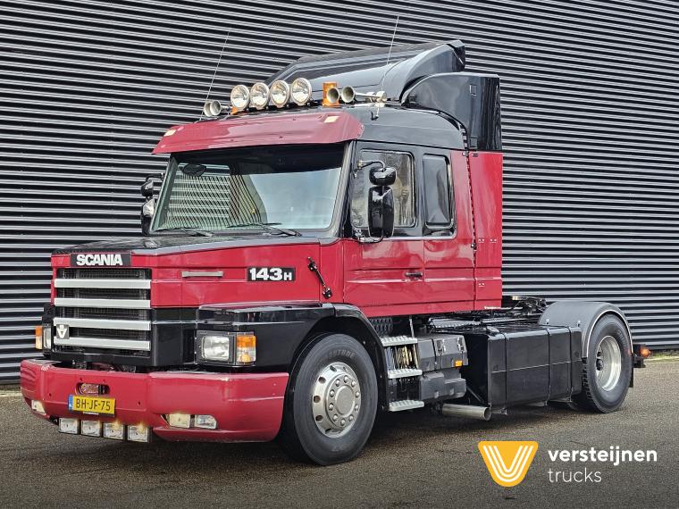 Scania T143.450 TOPLINE / TORPEDO / HAUBER / 460 cm WB